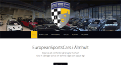 Desktop Screenshot of europeansportscars.se